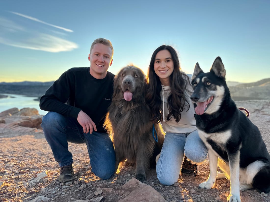 Bart Hough, founder of Horsetooth, with his family in Fort Collins